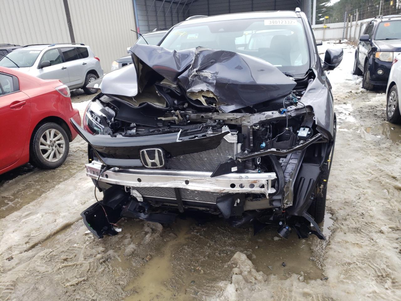 Photo 9 from auction – 2022 HONDA PILOT SE with VIN 5FNYF6H26NB015959