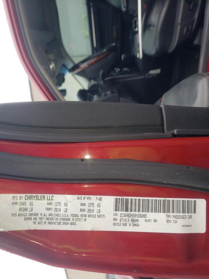 Photo 10 from auction – 2008 CHRYSLER 300C with VIN 2C3KA63H58H336085