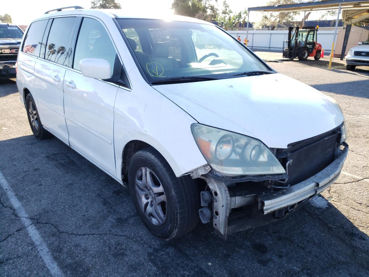 HONDA ODYSSEY EX 2006 with VIN 5FNRL38696B049927 - Photo from auction