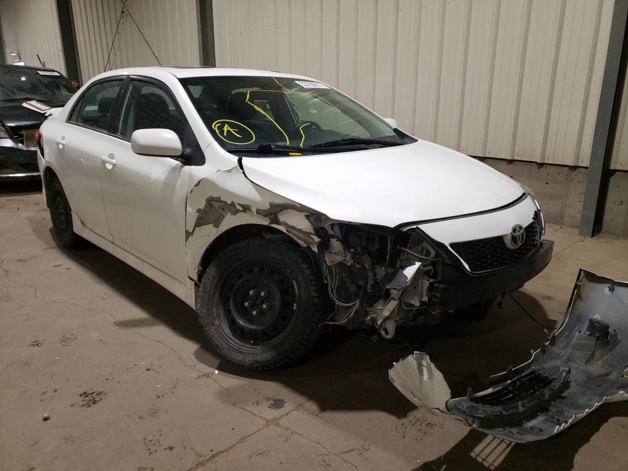 TOYOTA COROLLA BA 2009 with VIN 2T1BU40E79C070419 - Photo from auction