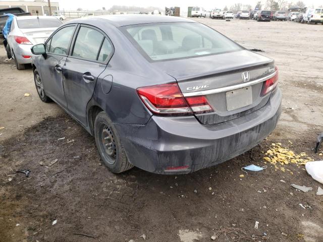Photo 3 from auction – 2015 HONDA CIVIC LX with VIN 2HGFB2F58FH507978