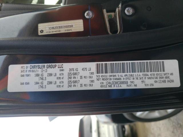 Photo 10 from auction – 2014 JEEP COMPASS LA with VIN 1C4NJDEB0ED688568
