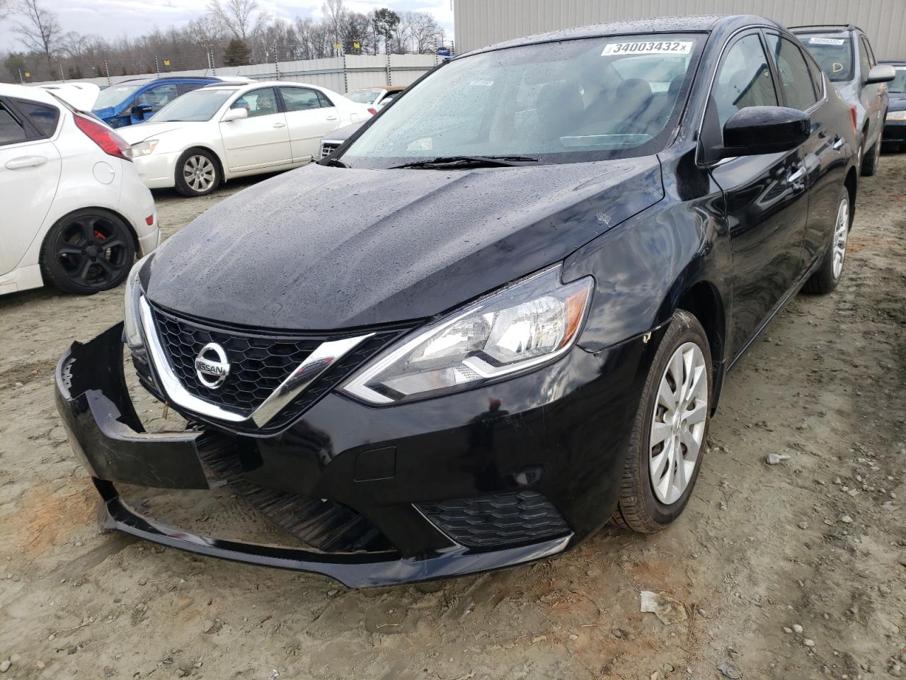 Photo 2 from auction – 2016 NISSAN SENTRA S with VIN 3N1AB7AP2GY319017