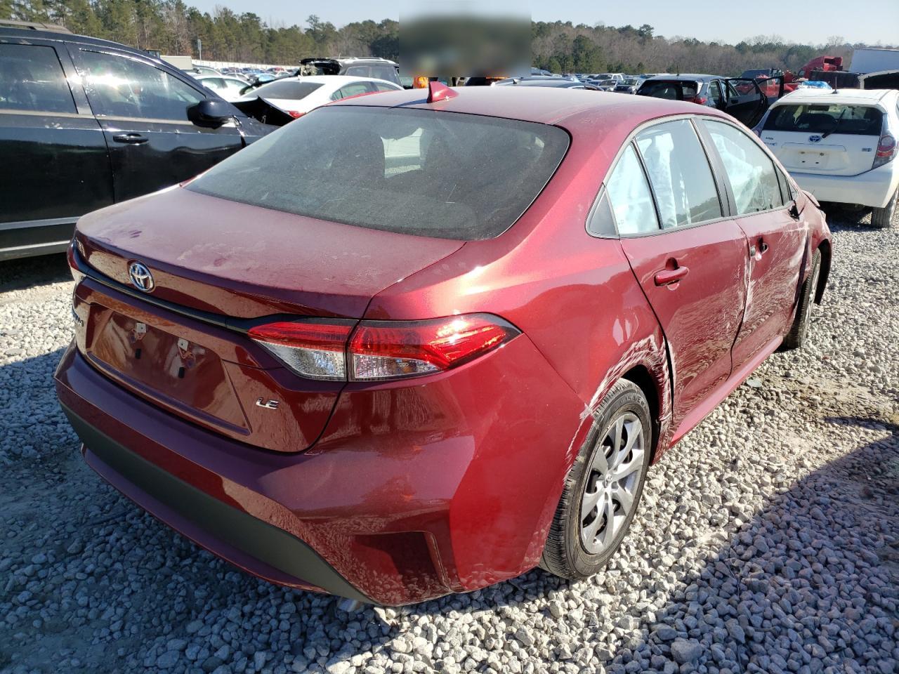 Photo 4 from auction – 2022 TOYOTA COROLLA LE with VIN 5YFEPMAE3NP278553