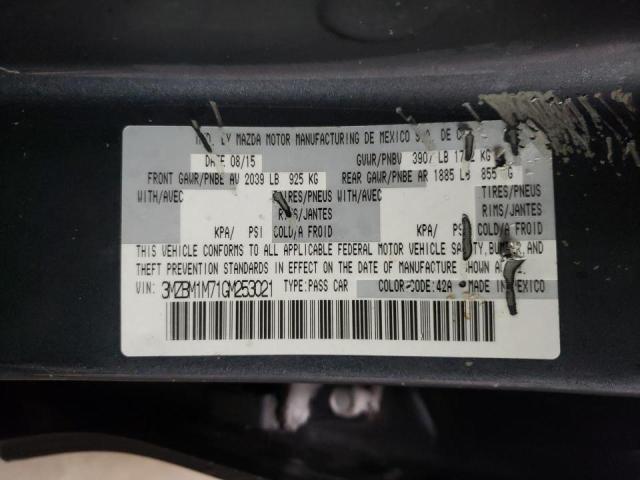 Photo 10 from auction – 2016 MAZDA 3 TOURING with VIN 3MZBM1M71GM253021
