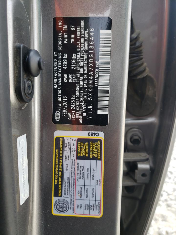 Photo 10 from auction – 2013 KIA OPTIMA LX with VIN 5XXGM4A7XDG186446