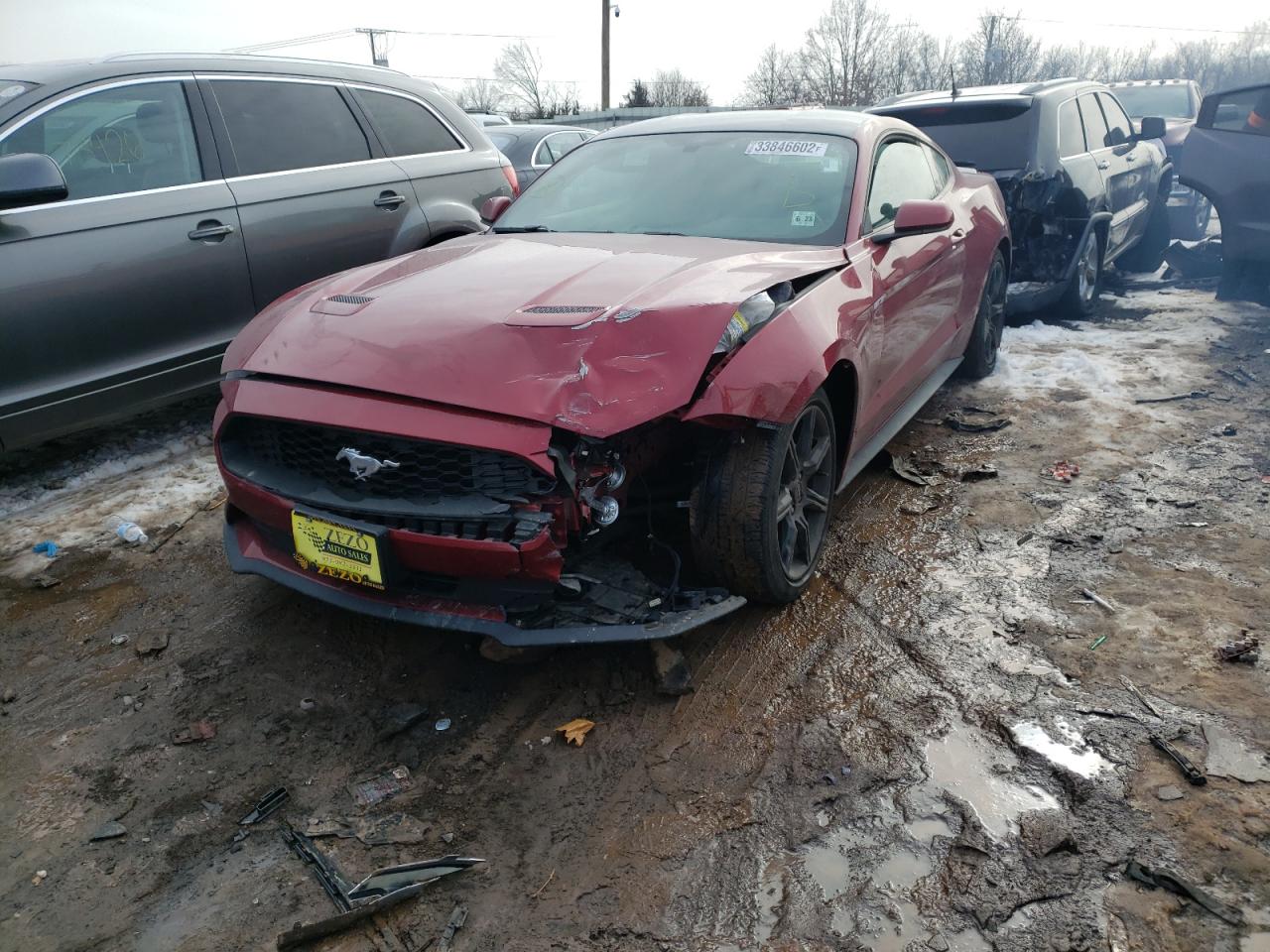 Photo 2 from auction – 2018 FORD MUSTANG with VIN 1FA6P8TH4J5161628