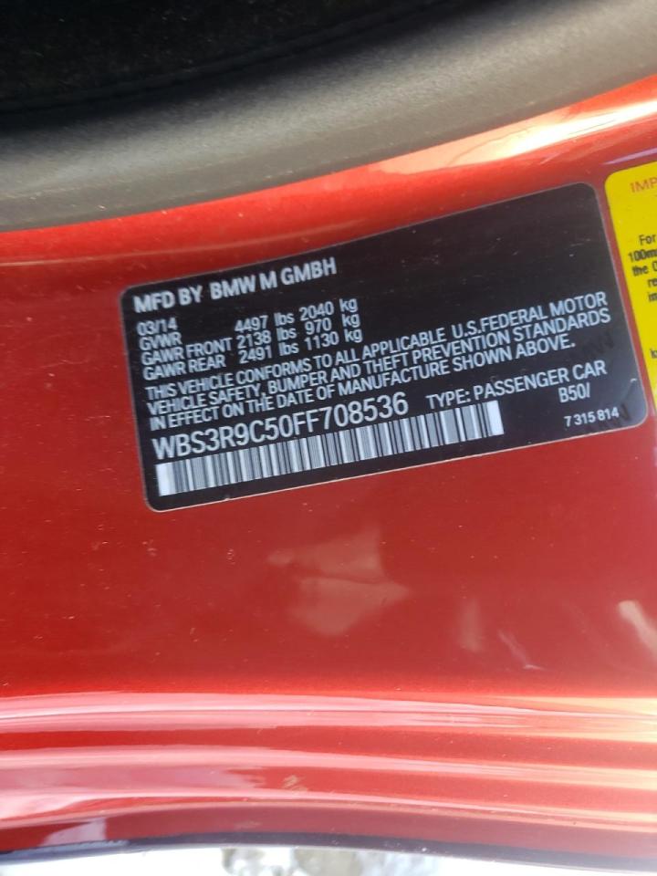 Photo 10 from auction – 2015 BMW M4 with VIN WBS3R9C50FF708536