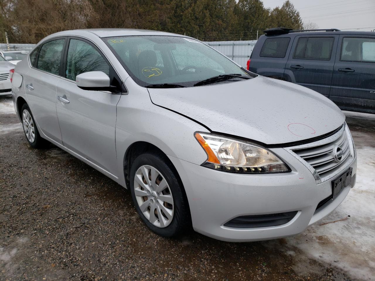 NISSAN SENTRA S 2013 with VIN 3N1AB7AP1DL701838 - Photo from auction