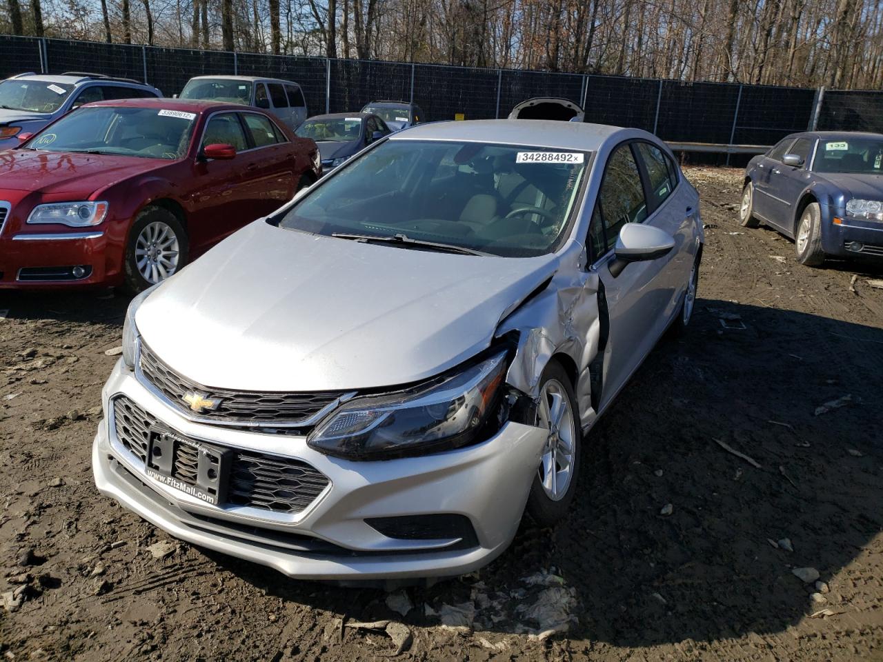 Photo 2 from auction – 2017 CHEVROLET CRUZE LT with VIN 3G1BE6SM8HS603322