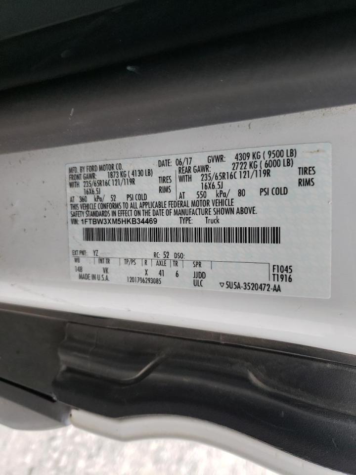 Photo 10 from auction – 2017 FORD TRANSIT T- with VIN 1FTBW3XM5HKB34469