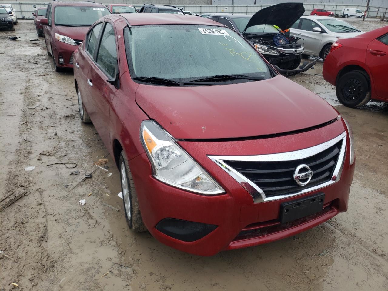 NISSAN VERSA S 2017 with VIN 3N1CN7AP8HK421197 - Photo from auction