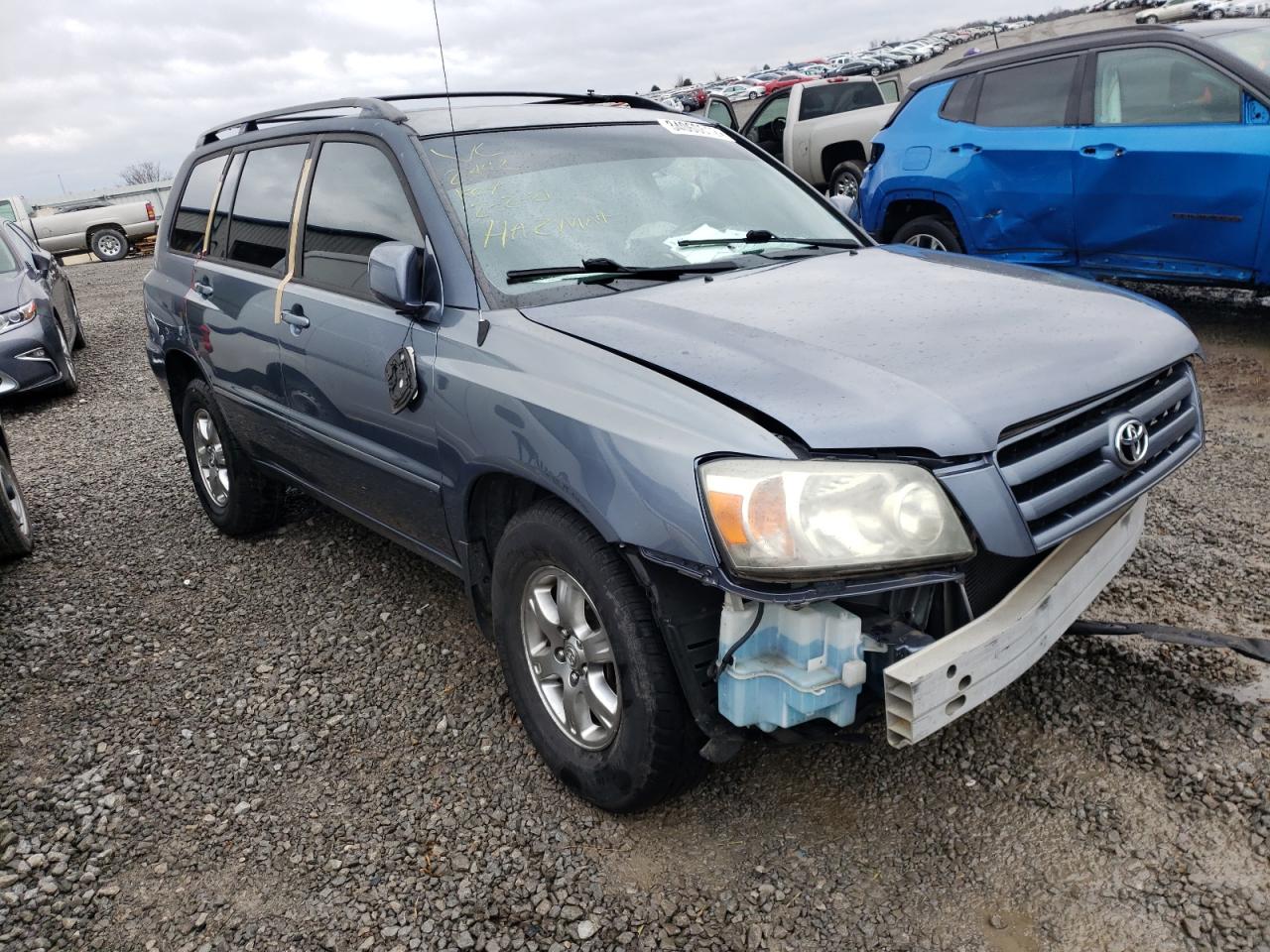 TOYOTA HIGHLANDER 2006 with VIN JTEDP21AX60115354 - Photo from auction