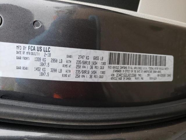 Photo 10 from auction – 2018 CHRYSLER PACIFICA L with VIN 2C4RC1GG3JR212308