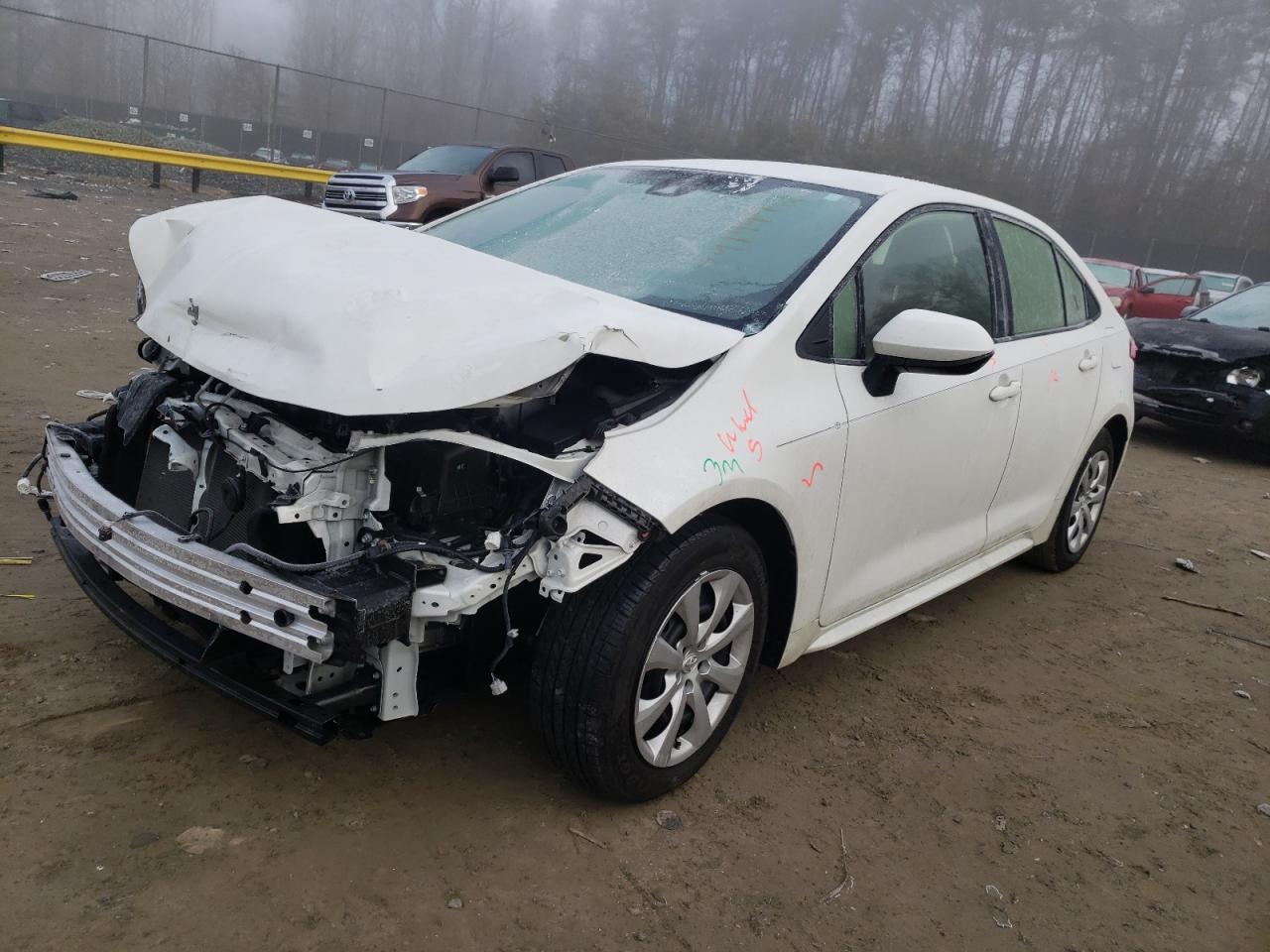 Photo 2 from auction – 2021 TOYOTA COROLLA LE with VIN JTDEPMAE4MJ142919