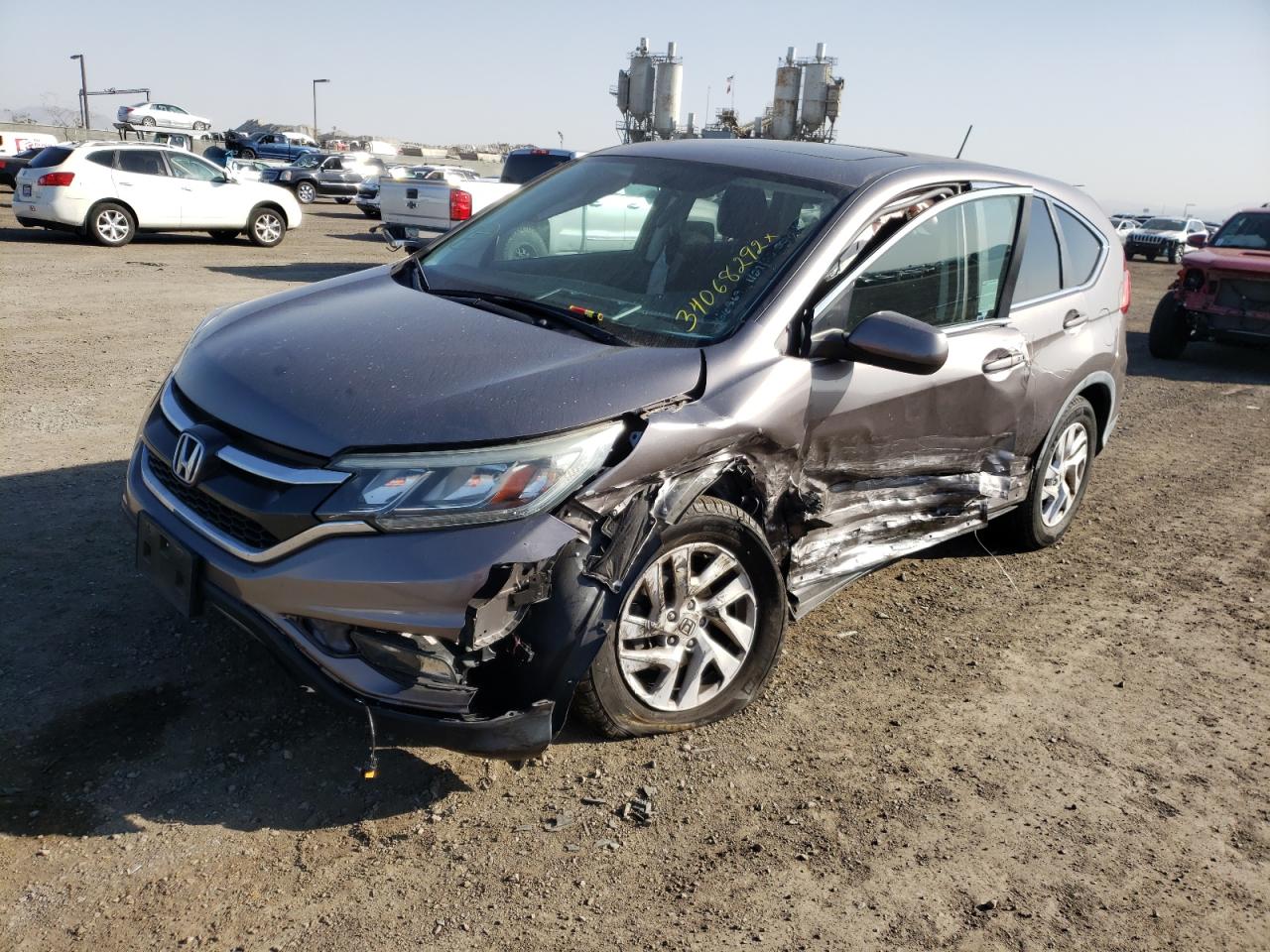 Photo 2 from auction – 2016 HONDA CR-V EX with VIN 3CZRM3H53GG706277