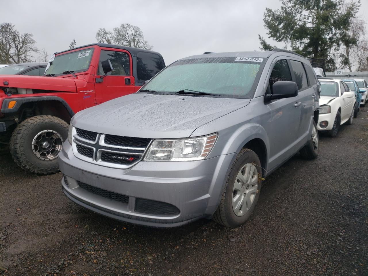 Photo 2 from auction – 2017 DODGE JOURNEY SE with VIN 3C4PDDAG6HT702893