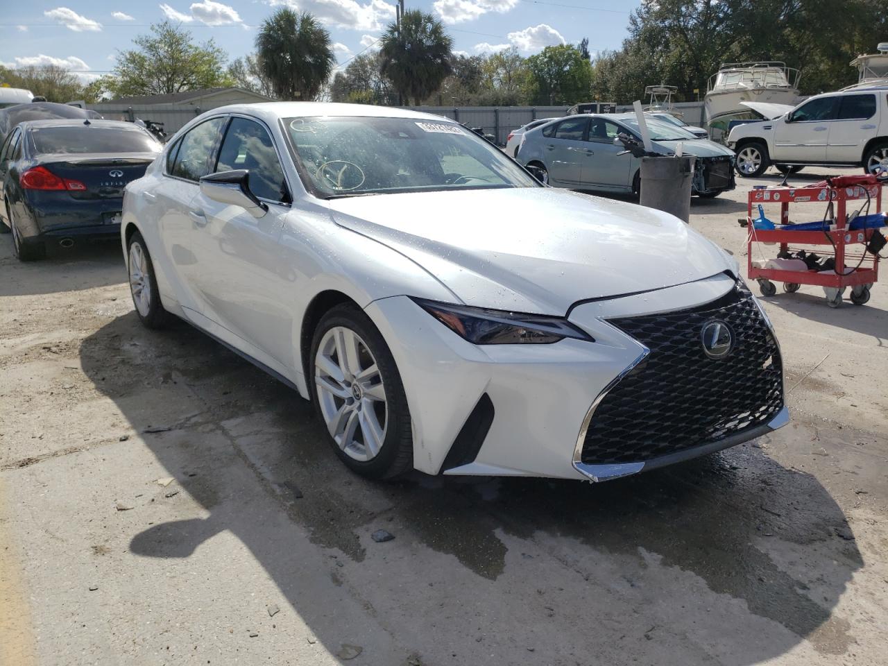 LEXUS IS 300 2021 with VIN JTHAA1D25M5111184 - Photo from auction