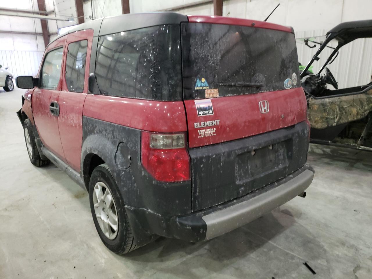 Photo 3 from auction – 2006 HONDA ELEMENT LX with VIN 5J6YH18356L003588