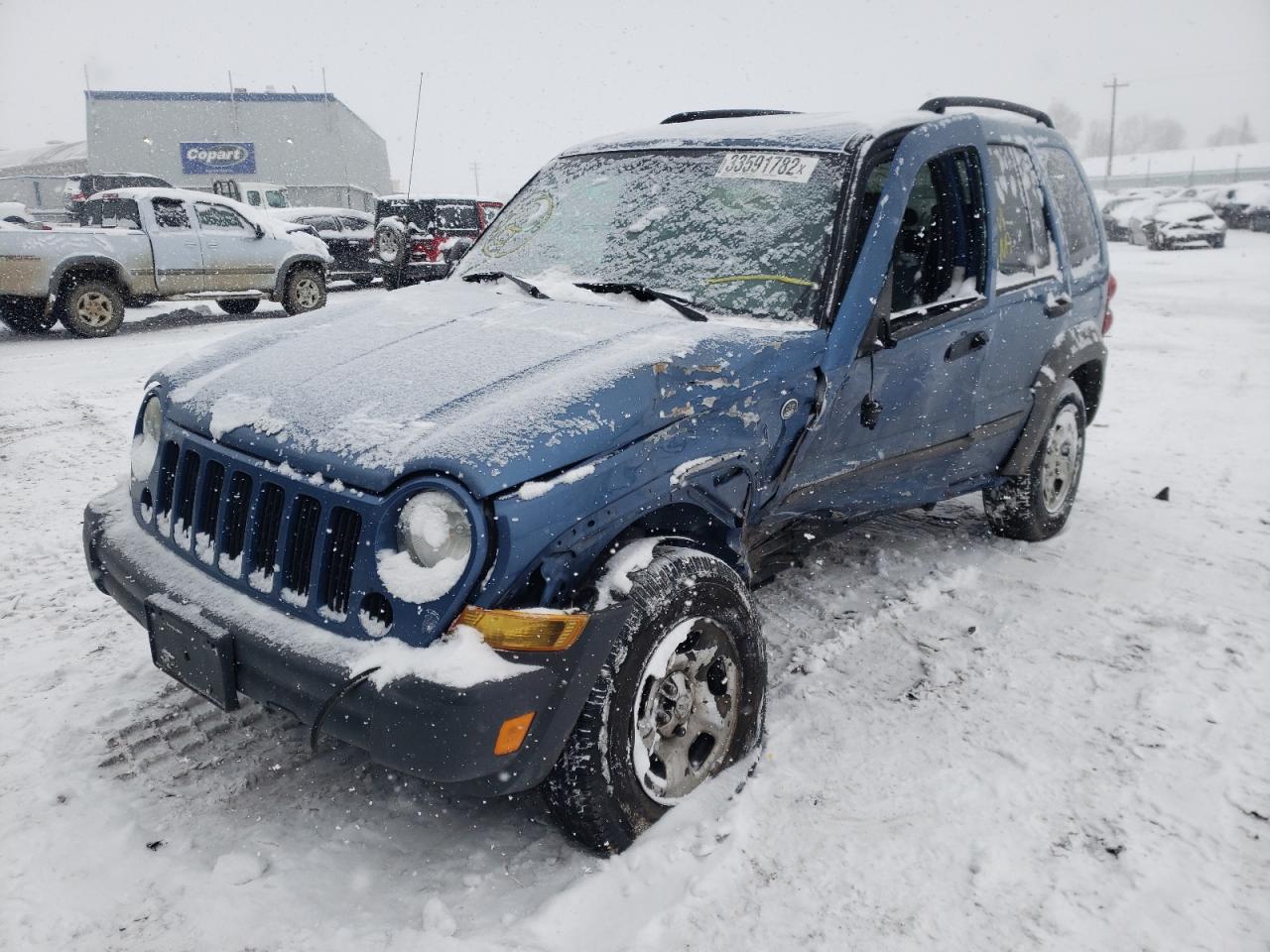 Photo 2 from auction – 2006 JEEP LIBERTY SP with VIN 1J4GL48K86W165653