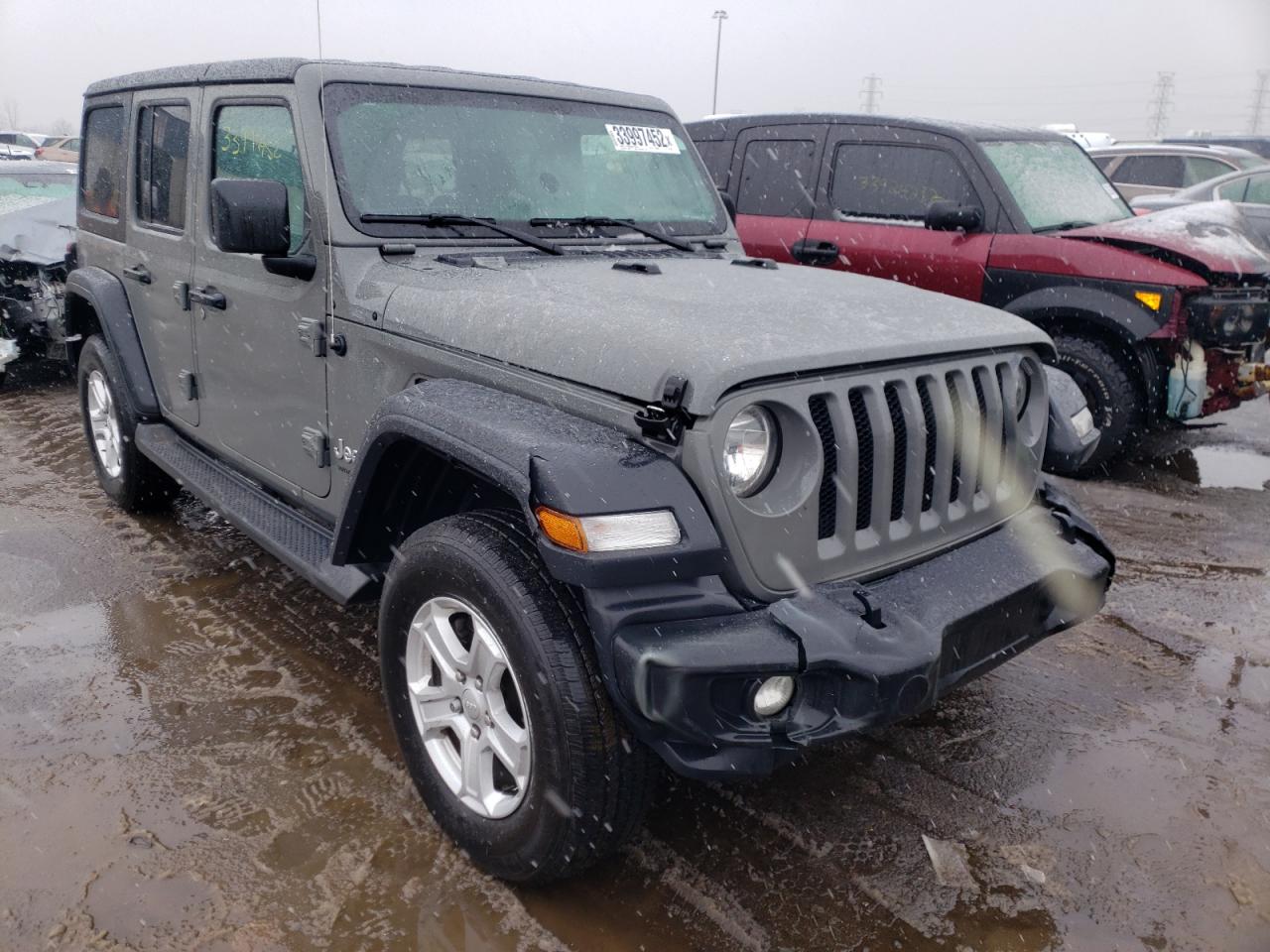 JEEP WRANGLER U 2019 with VIN 1C4HJXDG2KW508132 - Photo from auction