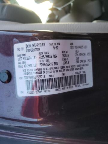 Photo 10 from auction – 2003 CHRYSLER PT CRUISER with VIN 3C8FY68B53T550716