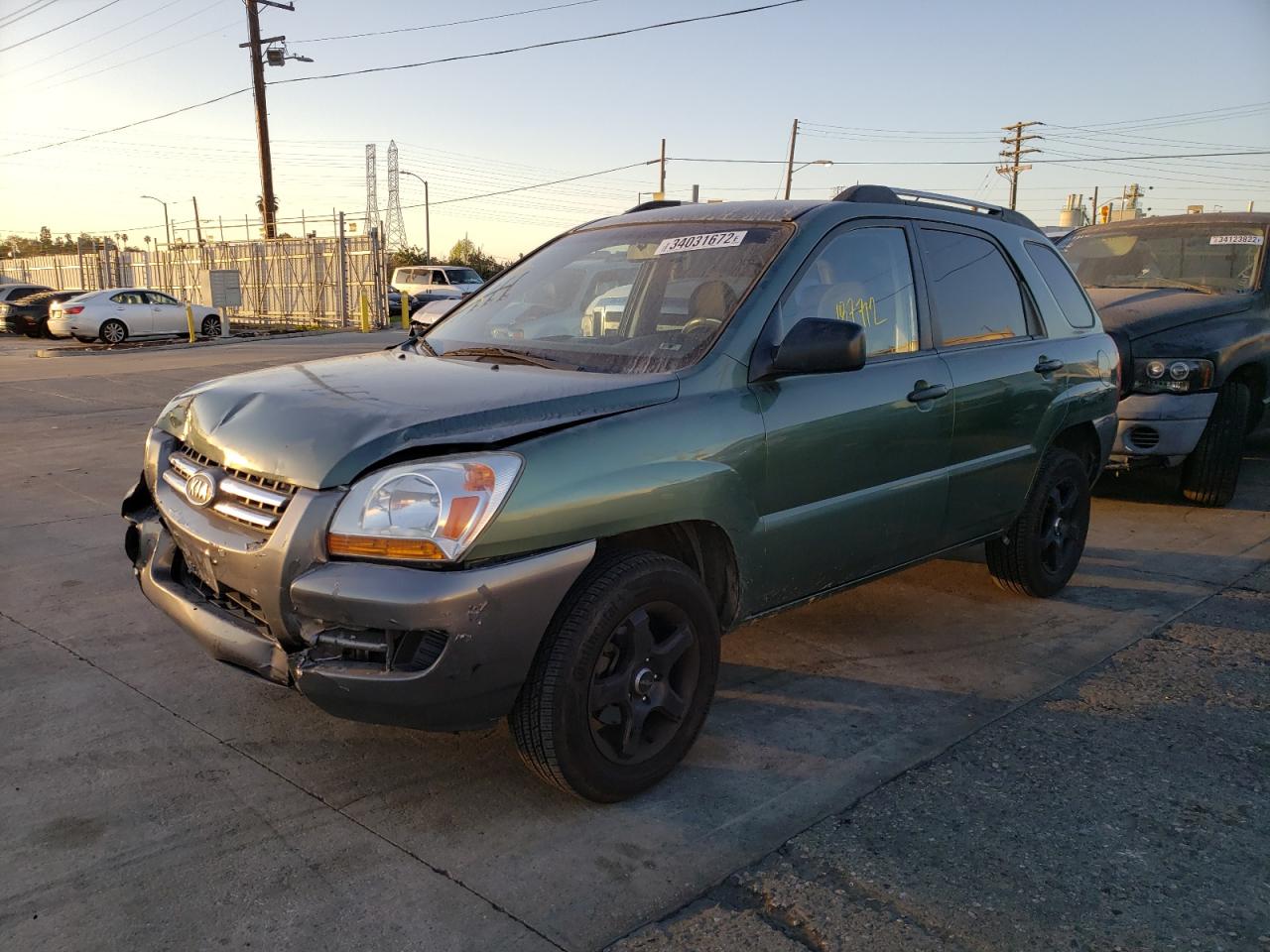 Photo 2 from auction – 2007 KIA SPORTAGE L with VIN KNDJF724077373603