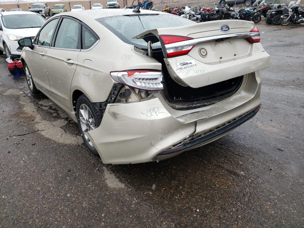 Photo 9 from auction – 2017 FORD FUSION SE with VIN 3FA6P0H72HR229014