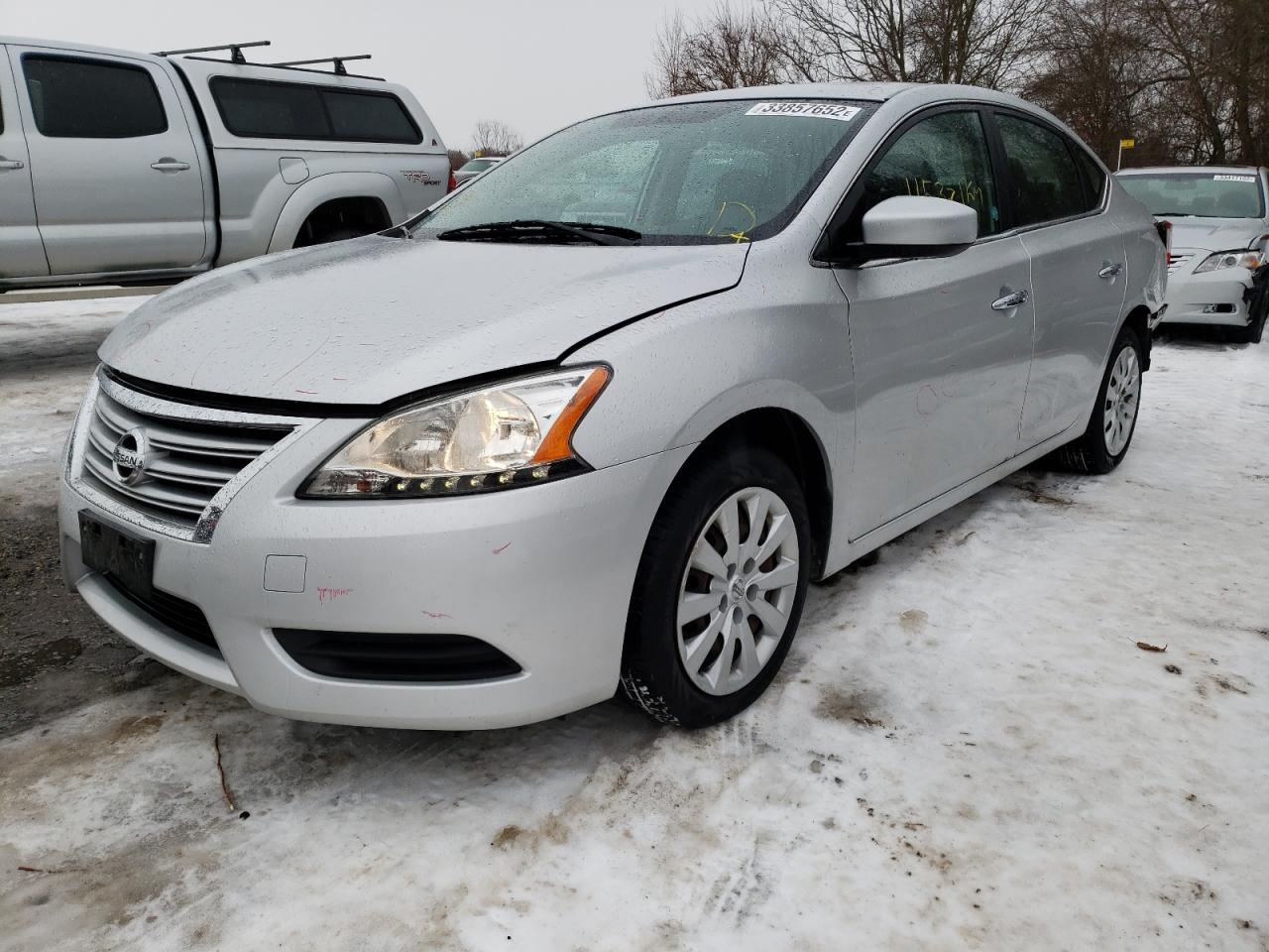 Photo 2 from auction – 2013 NISSAN SENTRA S with VIN 3N1AB7AP1DL701838