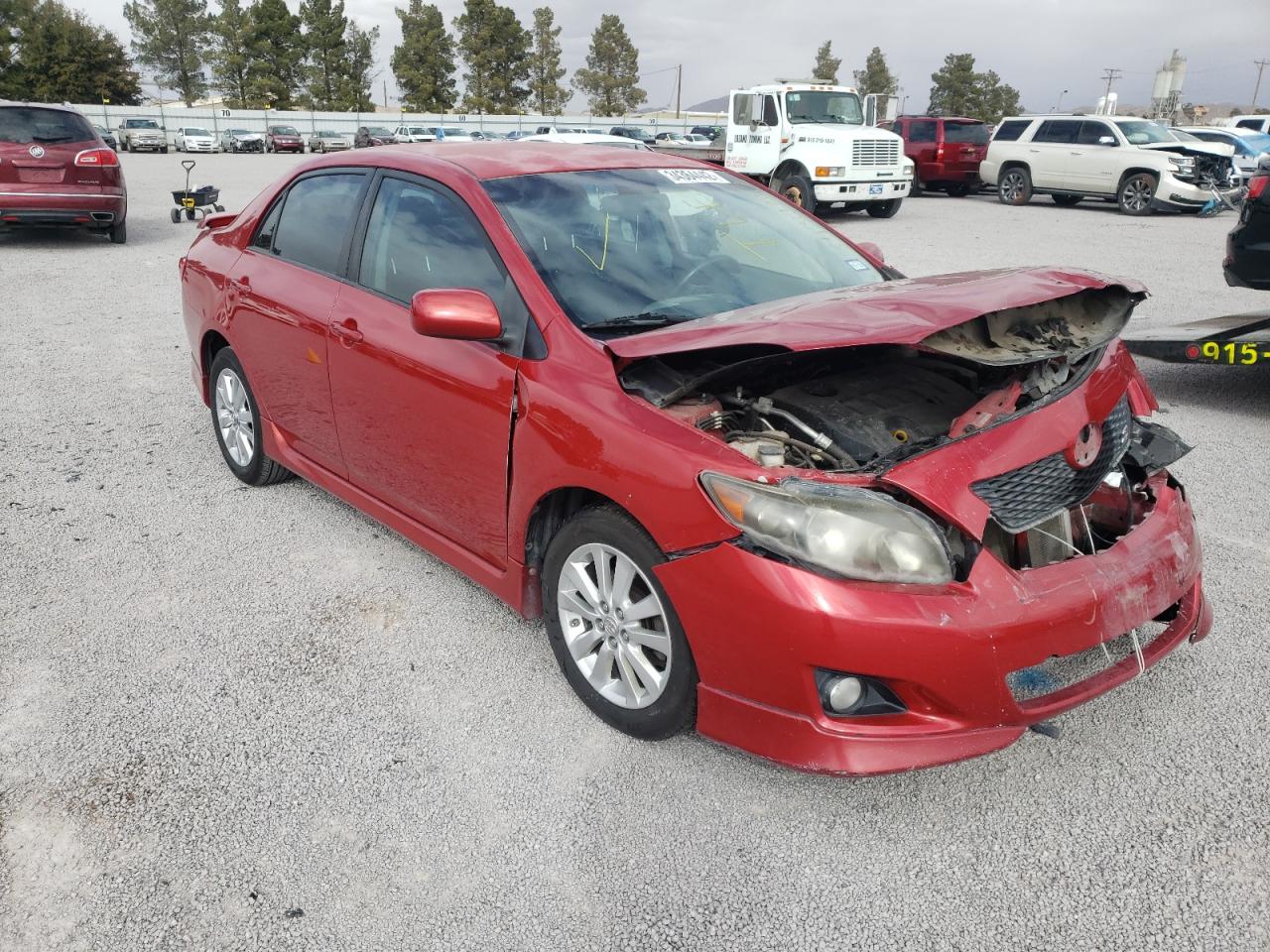 TOYOTA COROLLA BA 2010 with VIN 1NXBU4EE9AZ177287 - Photo from auction
