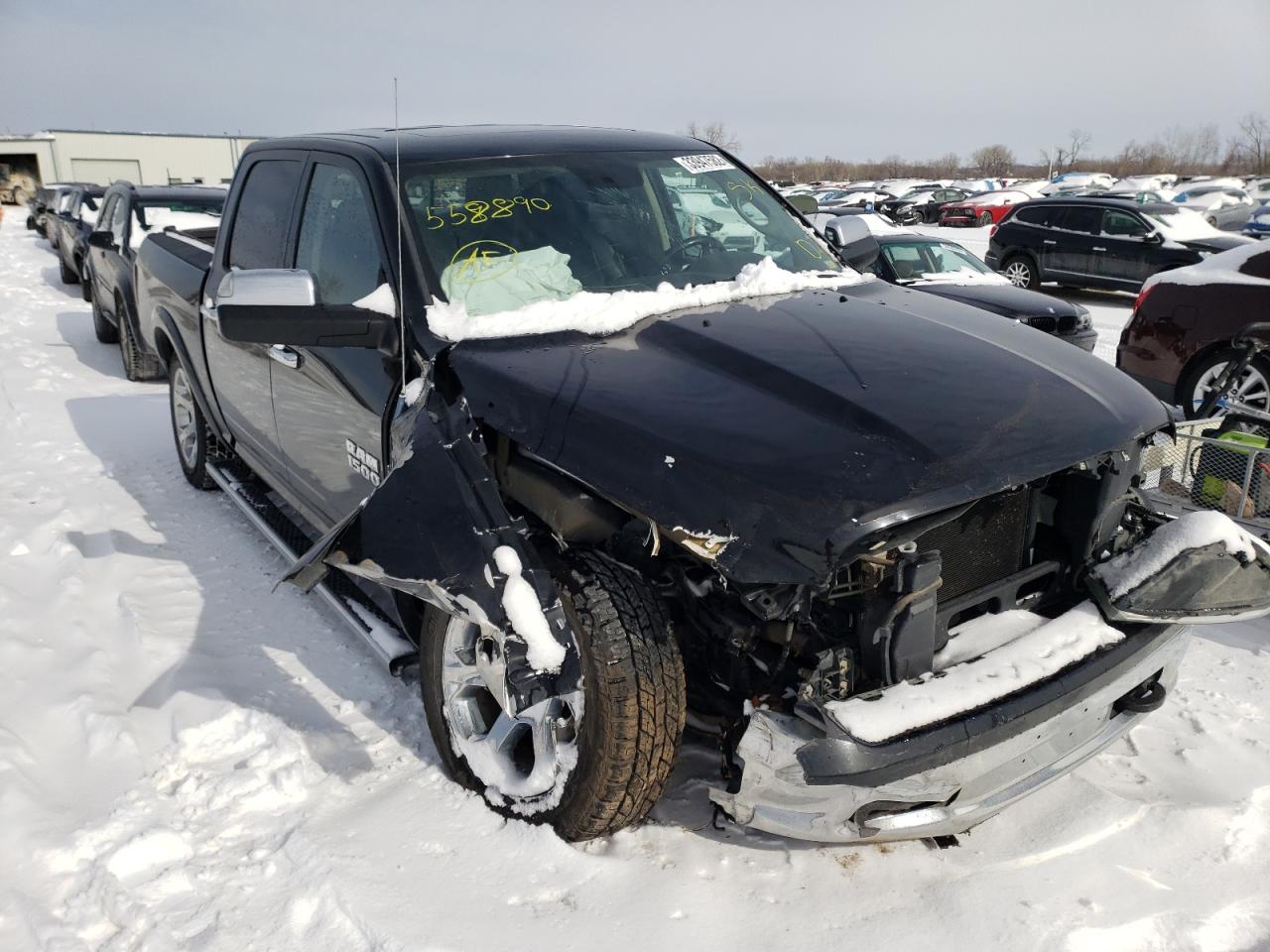 RAM 1500 LARAM 2013 with VIN 1C6RR7NT5DS558890 - Photo from auction