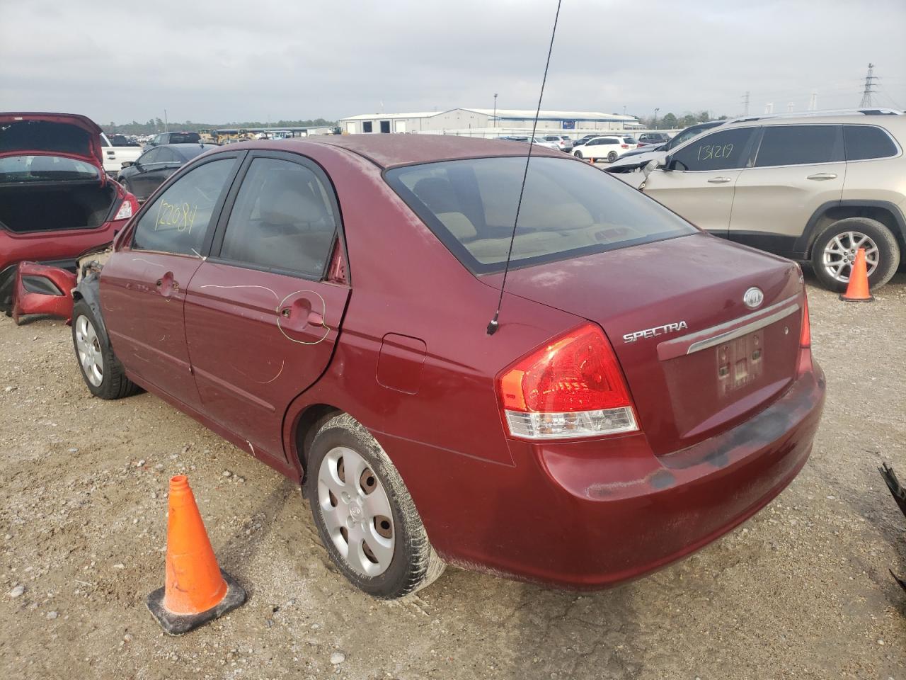 Photo 3 from auction – 2007 KIA SPECTRA EX with VIN KNAFE122575446896