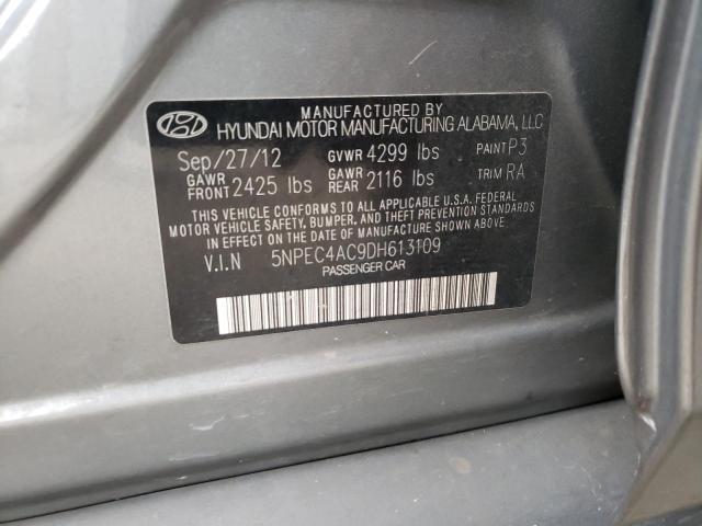 Photo 10 from auction – 2013 HYUNDAI SONATA SE with VIN 5NPEC4AC9DH613109