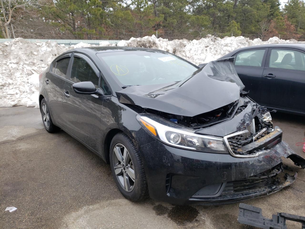 KIA FORTE LX 2018 with VIN 3KPFL4A72JE172625 - Photo from auction
