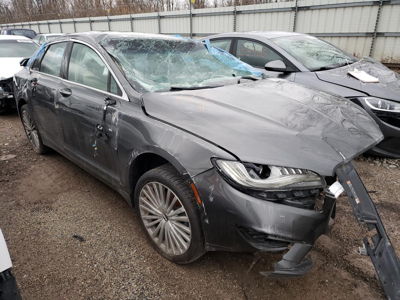 LINCOLN MKZ RESERV 2017 with VIN 3LN6L5E99HR602506 - Photo from auction