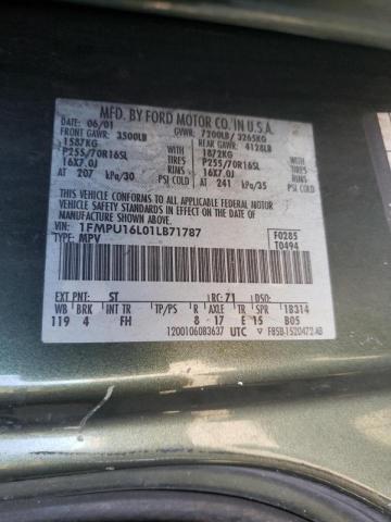 Photo 10 from auction – 2001 FORD EXPEDITION with VIN 1FMPU16L01LB71787