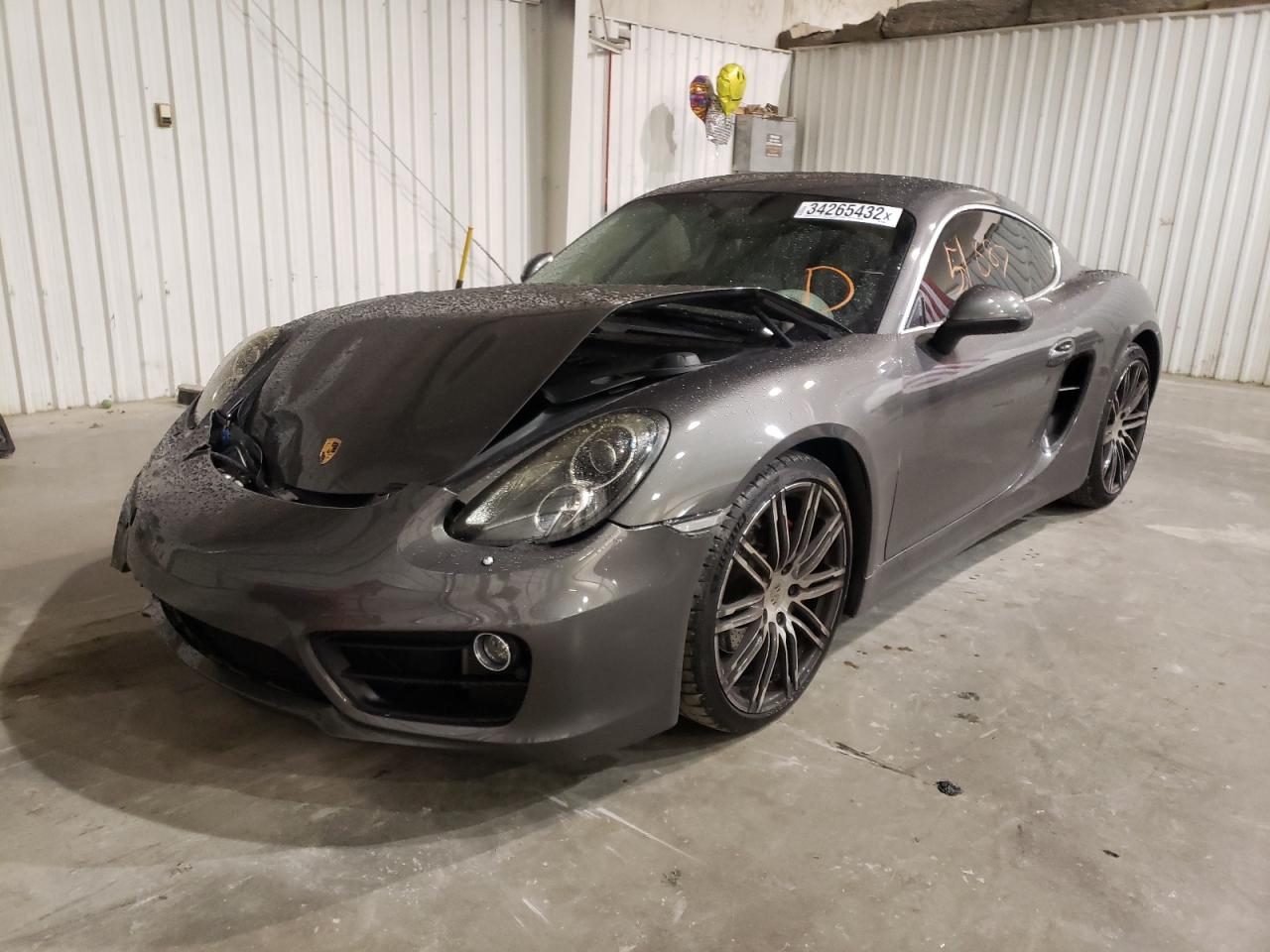 Photo 2 from auction – 2016 PORSCHE CAYMAN S with VIN WP0AB2A85GK185322