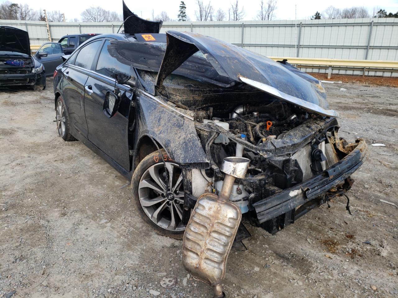 HYUNDAI SONATA SE 2014 with VIN 5NPEC4AB6EH926501 - Photo from auction