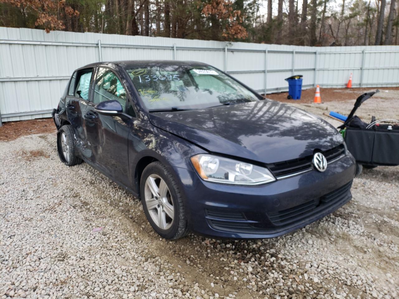 VOLKSWAGEN GOLF S 2017 with VIN 3VW217AU5HM056828 - Photo from auction