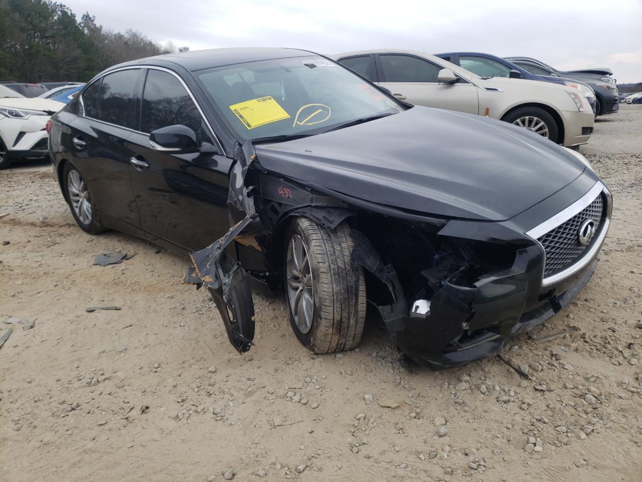 INFINITI Q50 BASE 2015 with VIN JN1BV7AR5FM401726 - Photo from auction
