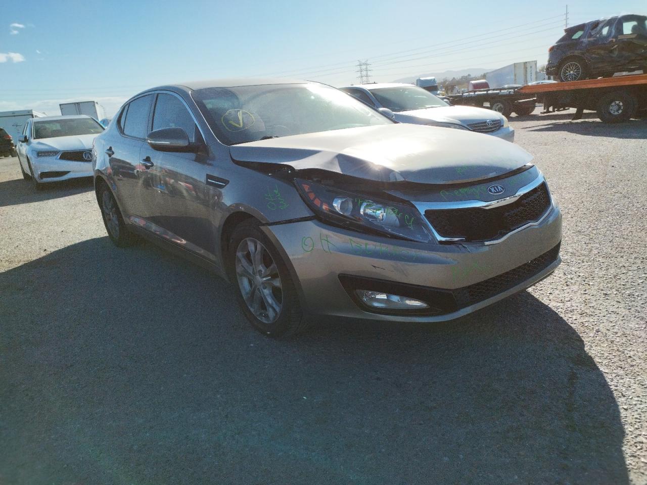 KIA OPTIMA EX 2012 with VIN 5XXGN4A75CG060345 - Photo from auction