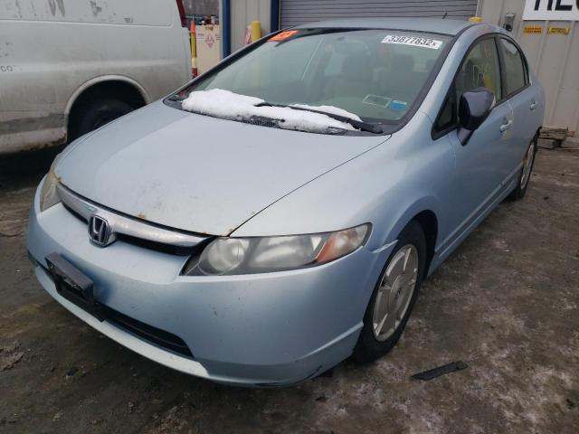 Photo 2 from auction – 2007 HONDA CIVIC HYBR with VIN JHMFA36217S007019