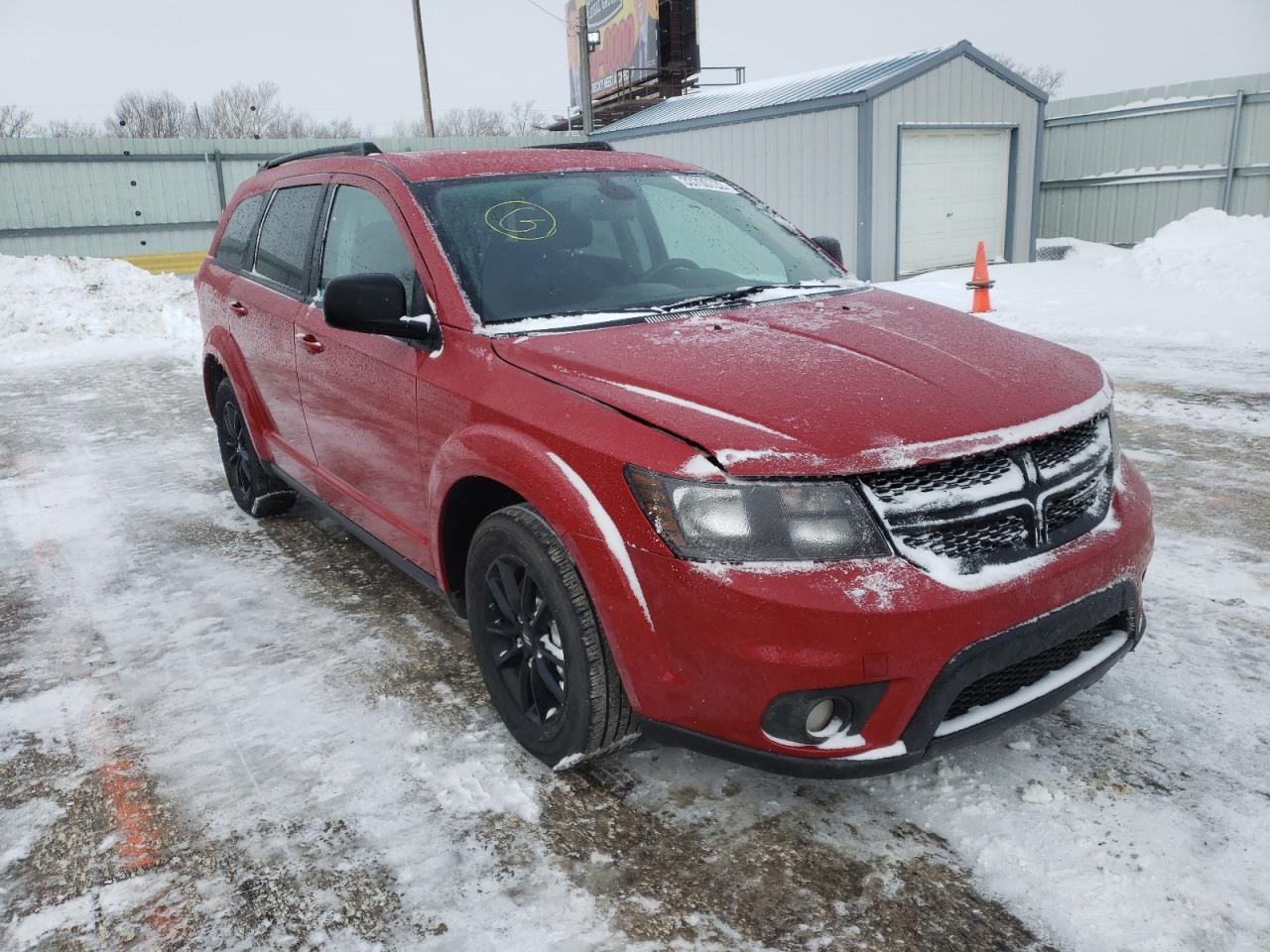 DODGE JOURNEY SE 2019 with VIN 3C4PDCBB6KT869923 - Photo from auction