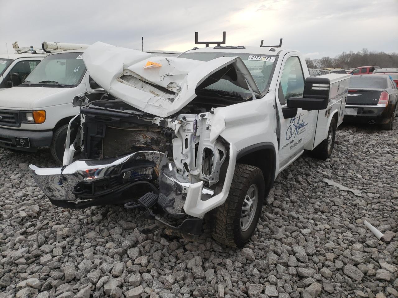 Photo 2 from auction – 2020 CHEVROLET SILVERADO with VIN 1GC0YLE72LF193950
