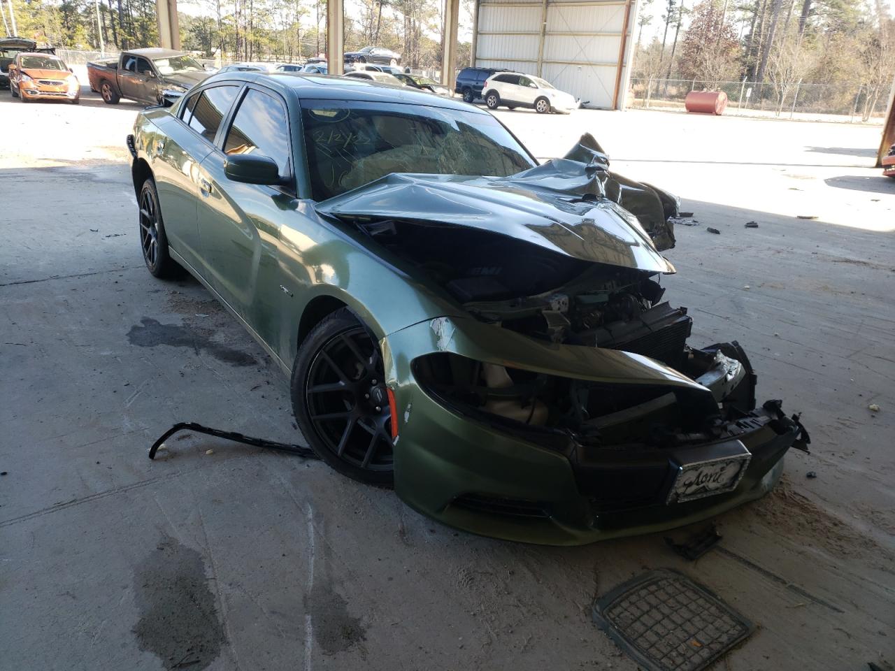DODGE CHARGER R/ 2018 with VIN 2C3CDXCT1JH203402 - Photo from auction