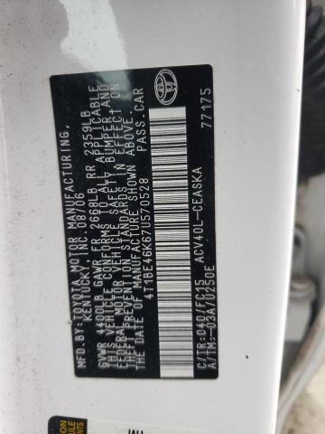 Photo 10 from auction – 2007 TOYOTA CAMRY CE with VIN 4T1BE46K67U570528
