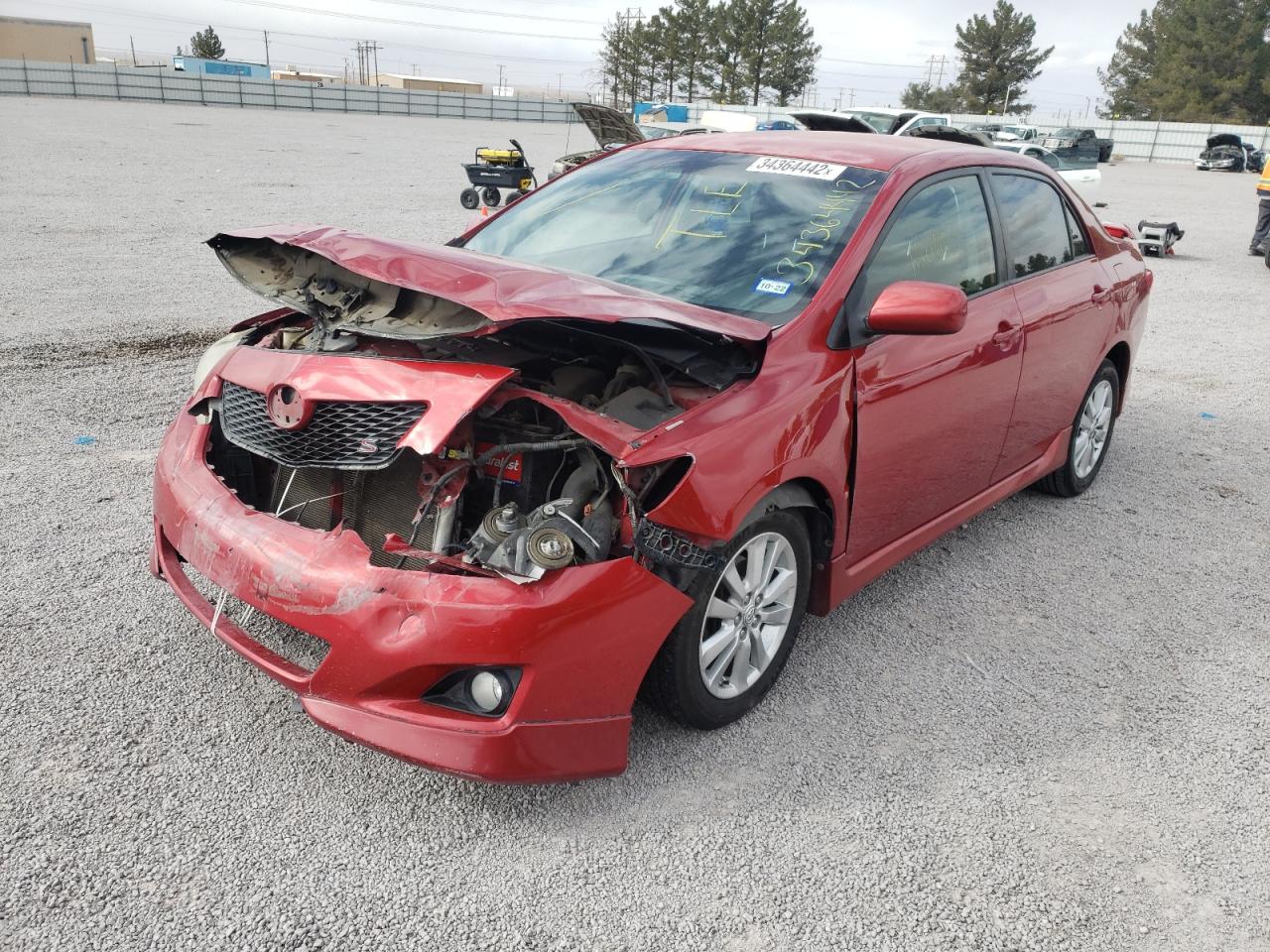 Photo 2 from auction – 2010 TOYOTA COROLLA BA with VIN 1NXBU4EE9AZ177287