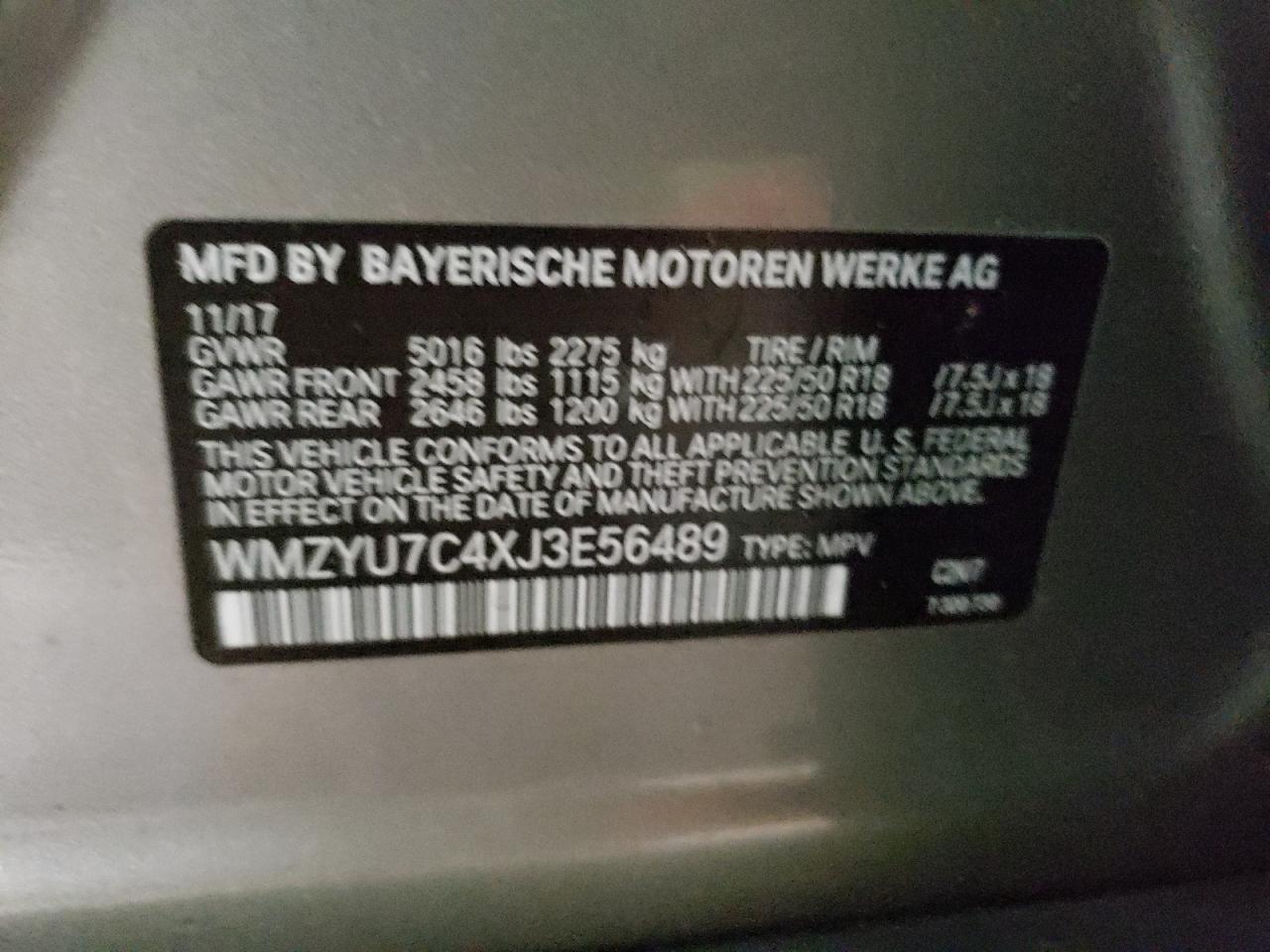Photo 10 from auction – 2018 MINI COOPER S E with VIN WMZYU7C4XJ3E56489