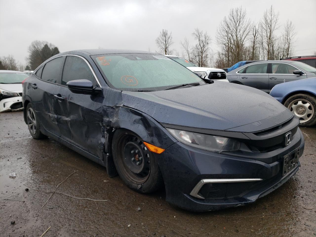 Photo 1 from auction – 2020 HONDA CIVIC LX with VIN 19XFC2F65LE202241