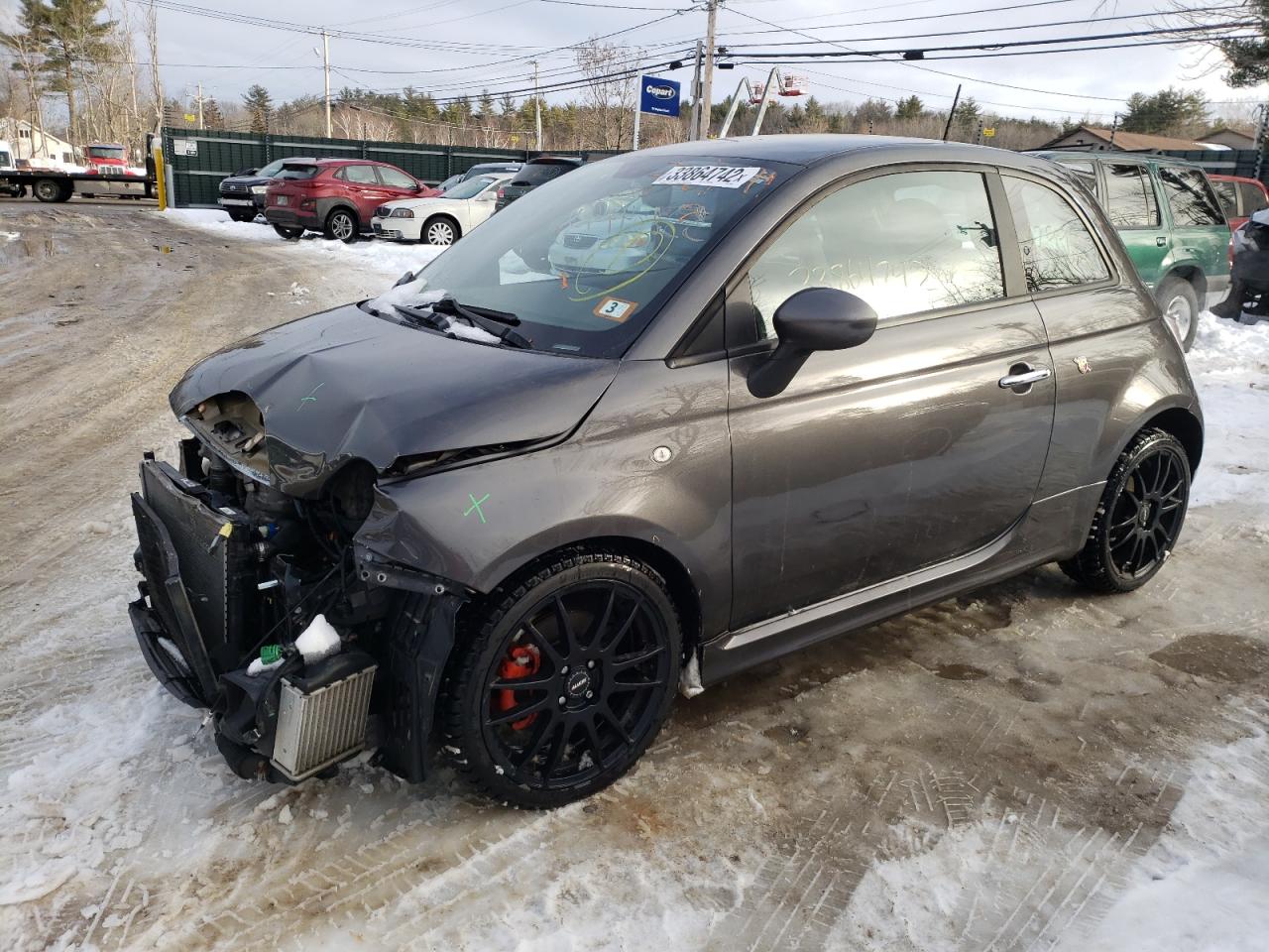 Photo 2 from auction – 2015 FIAT 500 ABARTH with VIN 3C3CFFFH0FT733628
